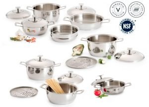 Ollas Rena Ware – Serie Zylstra Rena Ware (Juego Gourmet 17 piezas). Ollas Rena Ware disponibles en Lima. Ollas de acero inoxidable NSF en Perú. Rena Ware Cusco. Rena Ware en Nuevo Chimbote. Rena Ware Chincha Alta.