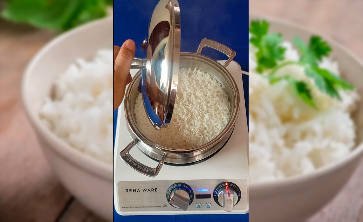 Cómo cocinar arroz perfecto en una olla de acero inoxidable
