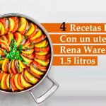 4 recetas básicas con tu utensilio Rena Ware 1.5 litros