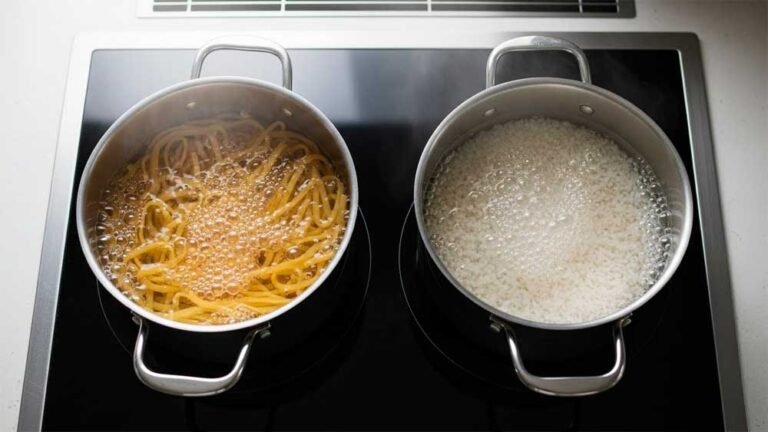 Los tipos de agua en la cocción