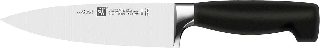 Zwilling J.A. Henckels Twin Four Star - Cuchillo de chef de acero inoxidable