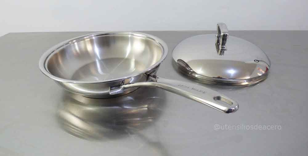 sartén de acero 24 cm con tapa Rena Ware