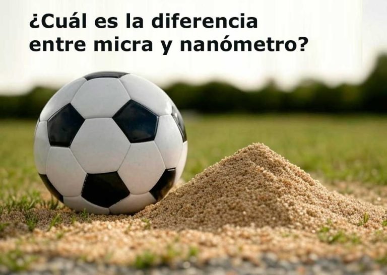 ¿Cuál es la diferencia entre micra y nanómetro?