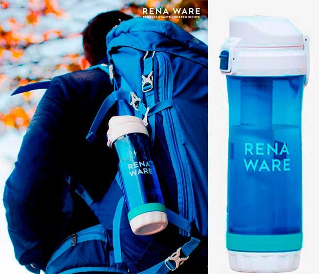 Botella filtrante: la botella con filtro de agua de Rena Ware