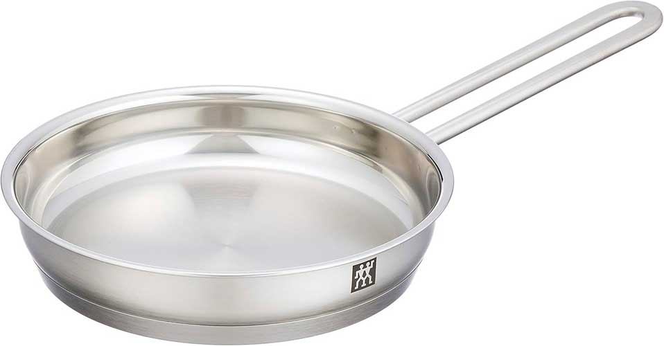 Zwilling. Mejores sartenes de acero inoxidable.