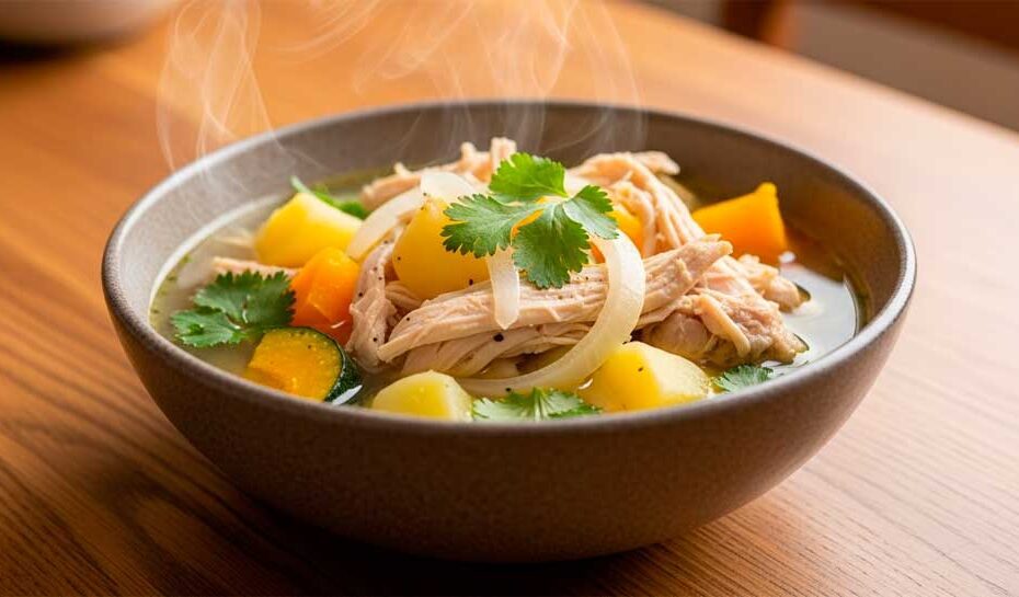 Cómo hacer sopa de pollo para el resfrío: rápida, nutritiva y sin secretos