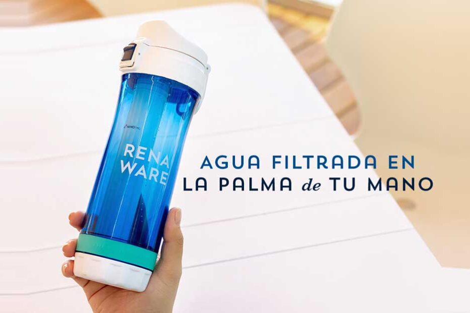 Botella filtrante: el filtro de agua portátil Rena Ware
