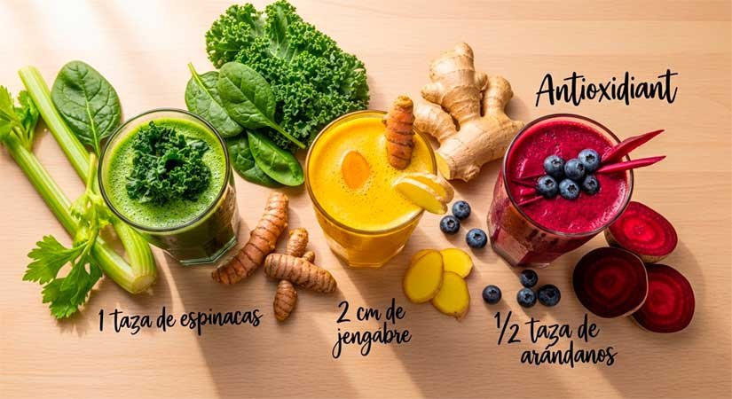 Recetas rapidas de jugos . Súper Alimentos: guía práctica para aprovecharlos al máximo.