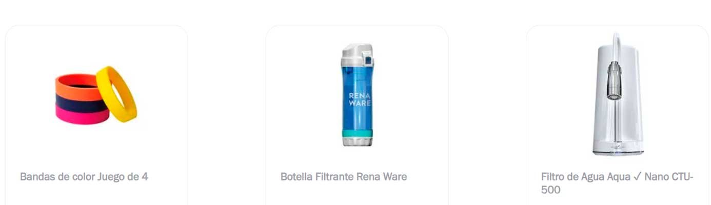 botella filtrante filtro de agua