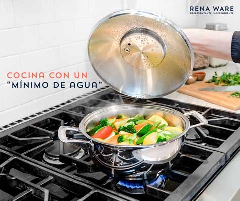 Cocina con un minimo de agua en Rena Ware Zylstra 