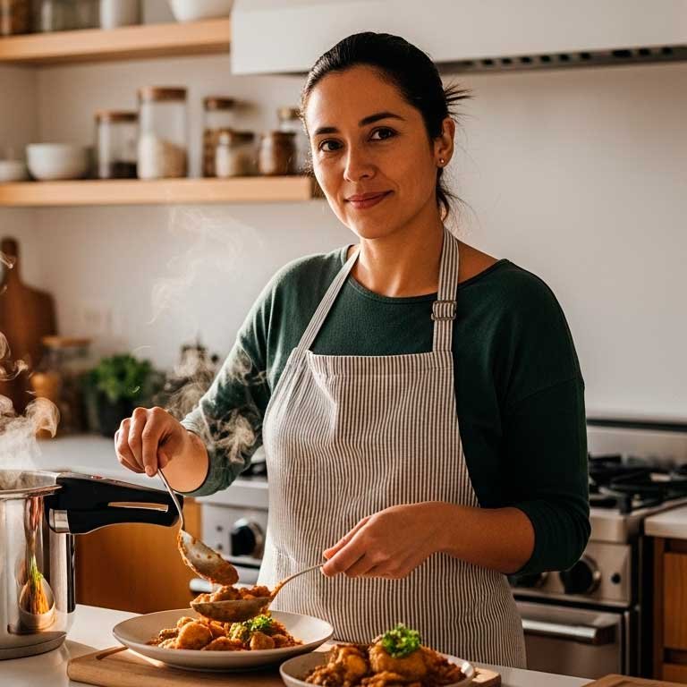 Rosa Ramirez. Arequipa. Olla a presion Rena Ware