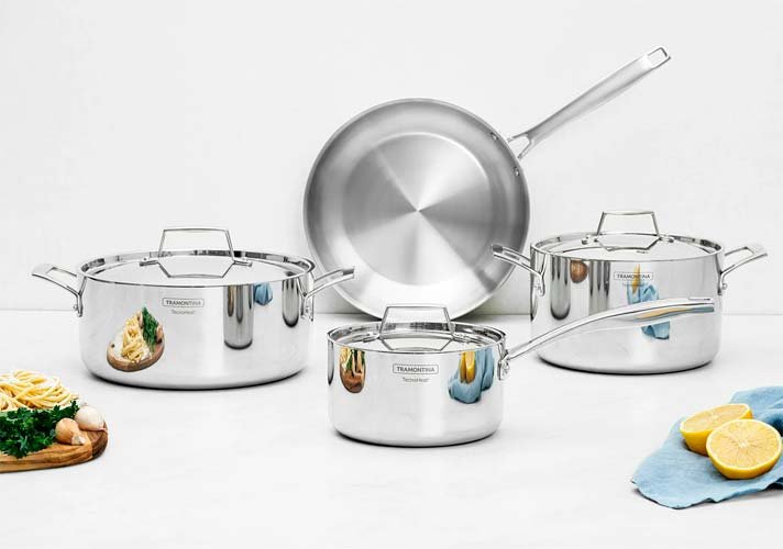 Ollas de acero Tramontina