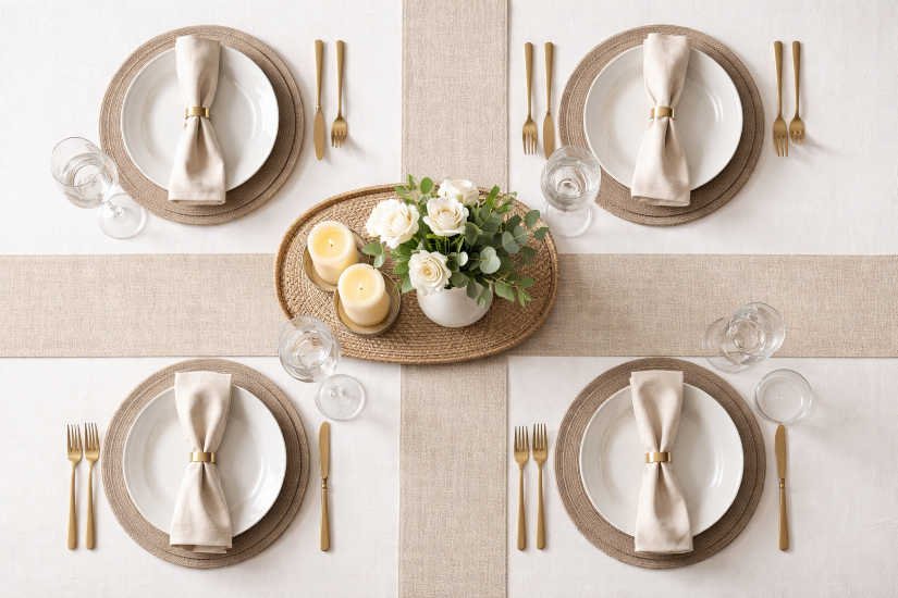 Decoración de mesa: mesa elegante
