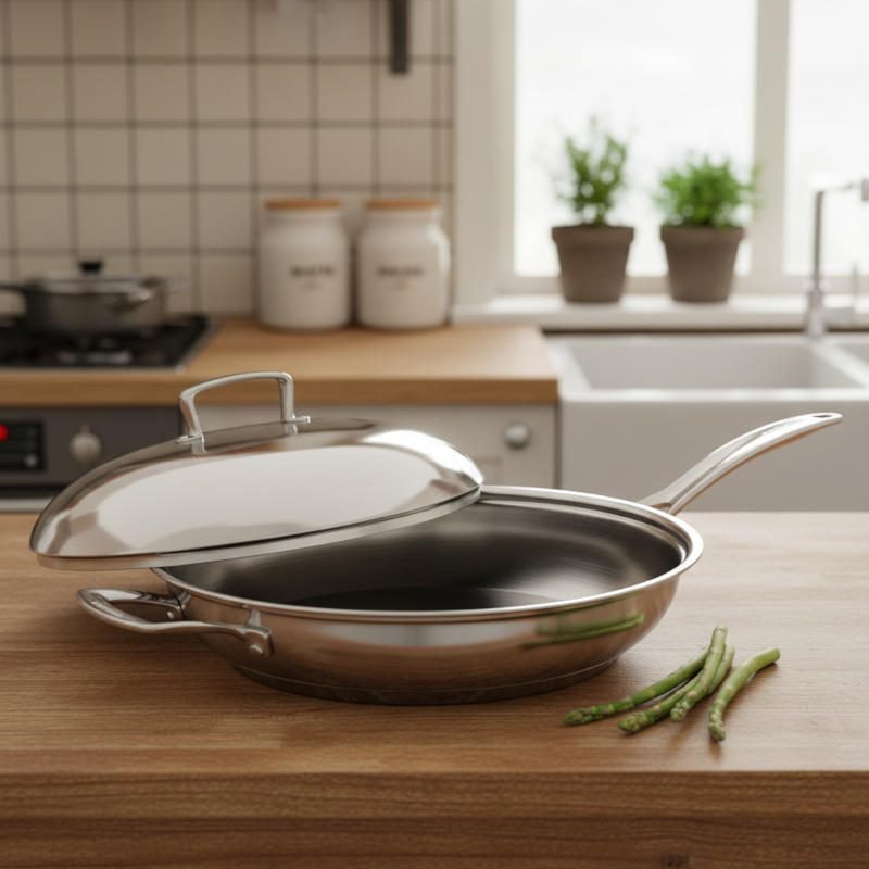 Sartenes Rena Ware: Sartén de acero 30 cm con tapa