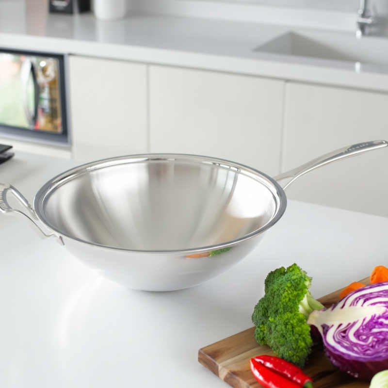 Sartenes Rena Ware: Sartén de acero 30 cm con tapa