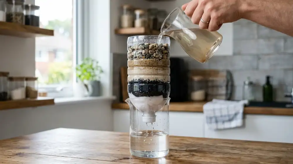 Filtro de agua casero